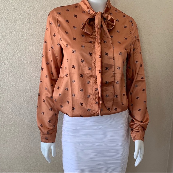 ๐ ๐ Boss Babe - Pussycat Bow Long Sleeve Blouse - Picture 6 of 7